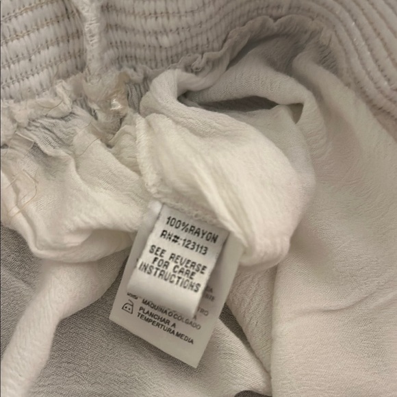 Beachwear White Wide-Leg Pants - Picture 3 of 4